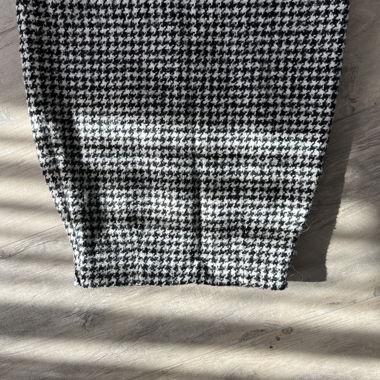 EDITED checked mini skirt