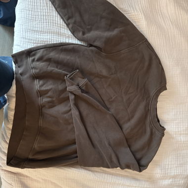 Sweatshirt marron basique lefties 