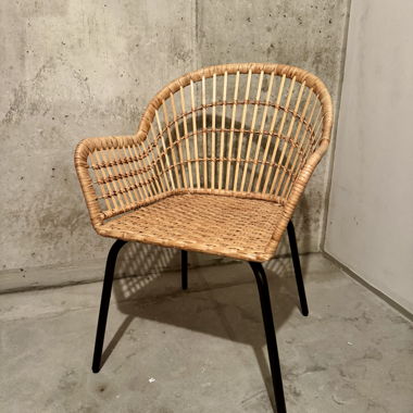Chaise en bambou d’Ikea
