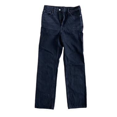 Dunkelgraue Mom-Jeans