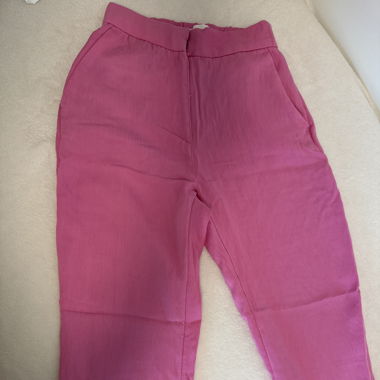 Pinke Stoffhosen