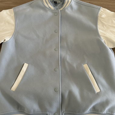 Light Blue Varsity Jacket