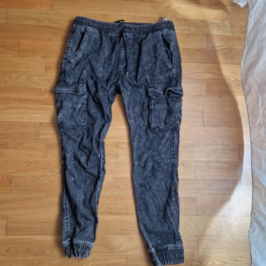 Pantaloni Cargo Neri