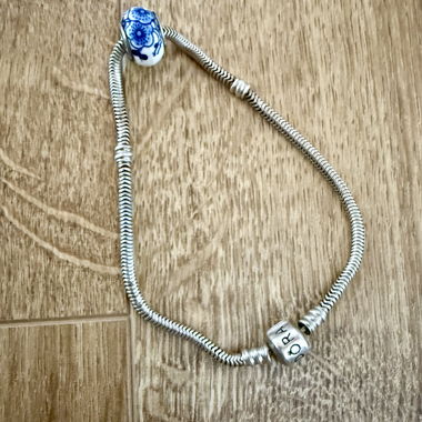 Silver Pandora Charm Bracelet