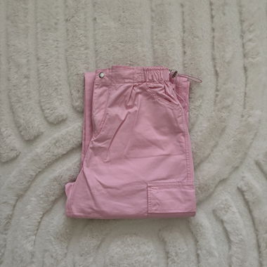Pantalon cargo rose