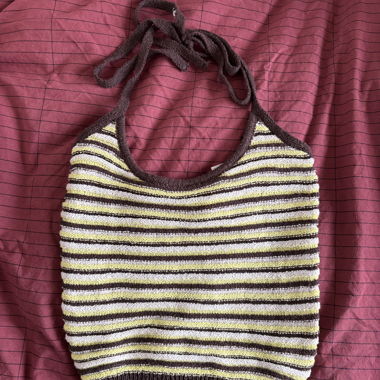 Bershka Strick-Haltertop