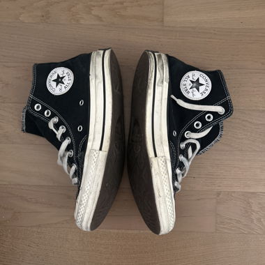 Converse Chuck Taylor hohe Sneaker schwarz und weiss