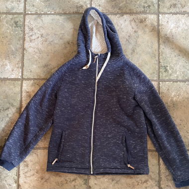 Giacca con cappuccio 46 NORD foderata in pile XL