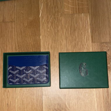 Porte-cartes Goyard bleu