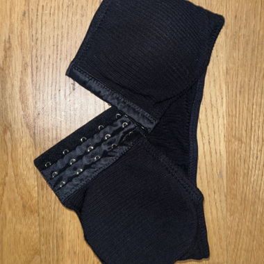 Black bra top