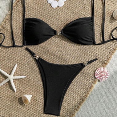 Swimsuit with Starfish Details