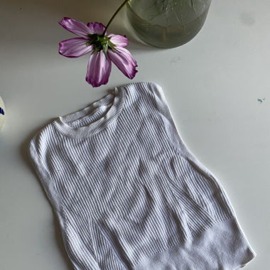 White Crop Top