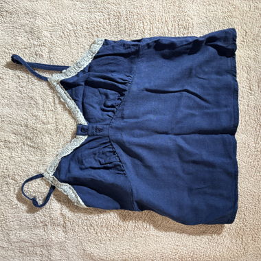 Top Babydoll Blu