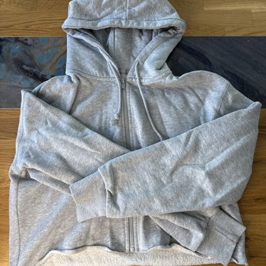 Grey Zip Hoodie