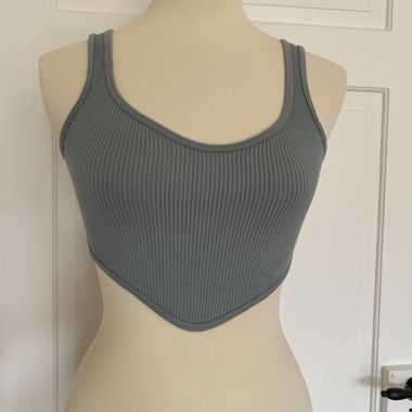 turquoise top