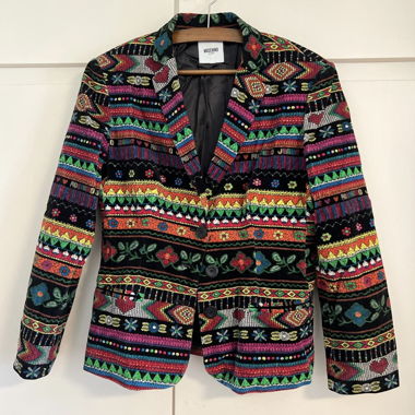 Vintage Moschino patterned Blazer Size S