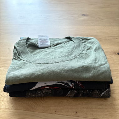 Lot de 3 t-shirt groupe de musique 