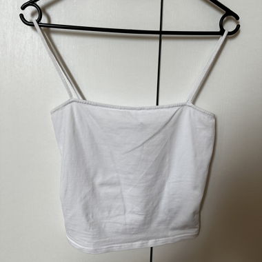 Haut H&M Basics Blanc S