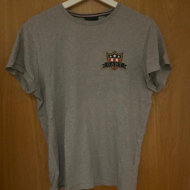 GANT grey logo T-shirt