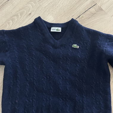 Lacoste Wollpullover dunkelblau