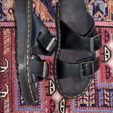 Dr Martens Josef sandales noires