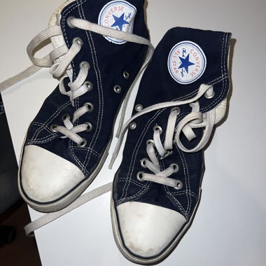 Converse blu scuro