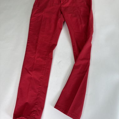 Red/Raspberry Cotton Trousers