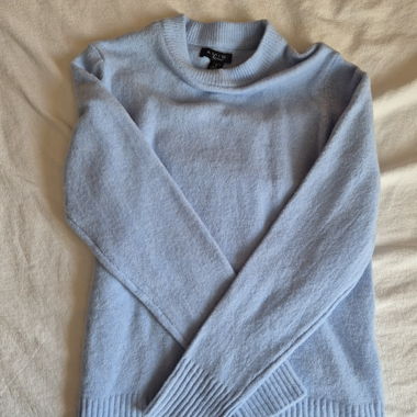 Light blue knit sweater