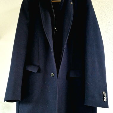 Cappotto blu scuro Burton of London