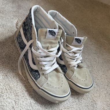 Vans Sk8-Hi Sneakers with Paisley Pattern