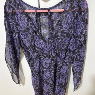 Blusa leggera paisley viola Kiabi Woman