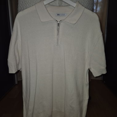 Polo in maglia Zara con zip