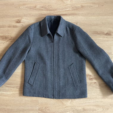 Giacca corta grigio antracite Uniqlo
