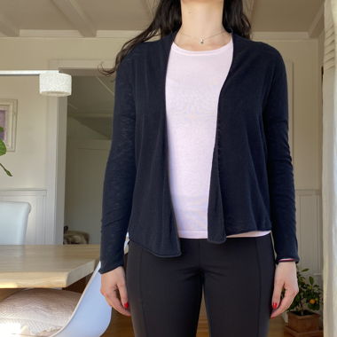 Cardigan léger en coton bio