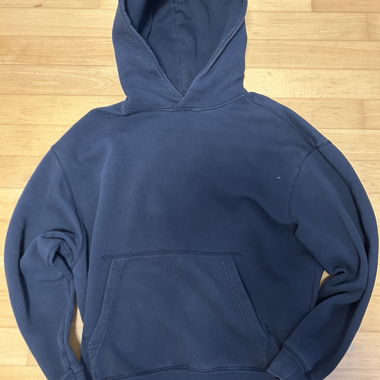 navy blue hoodie