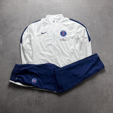 Survêtement Vintage PSG Nike Blanc/Bleu L
