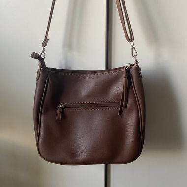 sac à mains brun 