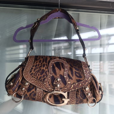 Pack 2 Guess vintage molto raro maculato - borsa marrone