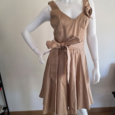 Brown Polka Dot Dress