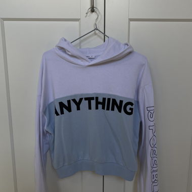 Cropped sweatshirt, L