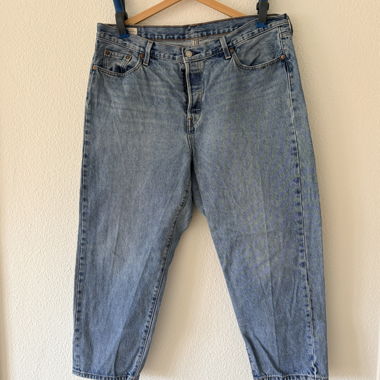 Levi's Plus 501 Crop Jeans, Grösse 48