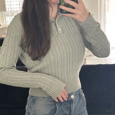 Pull Brandy Melville vert pastel 