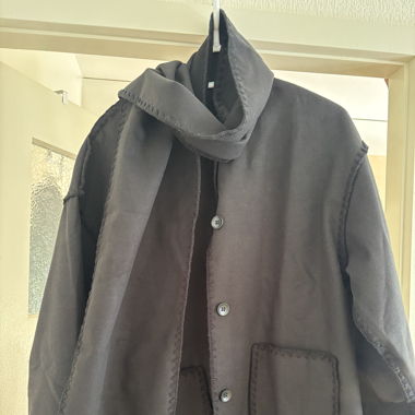 Manteau noir fin 