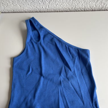 Blaues Trägershirt GEMO