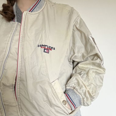 Collage Jacke beige