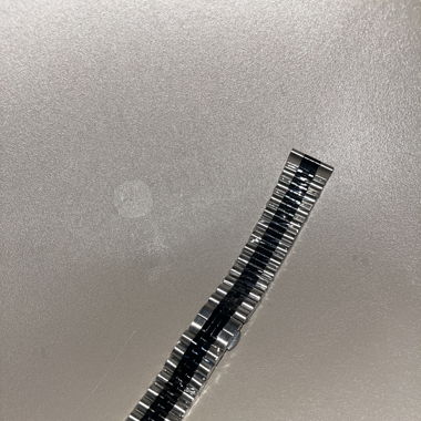 Jubilee Edelstahl Strap Schwarz Silber 20mm