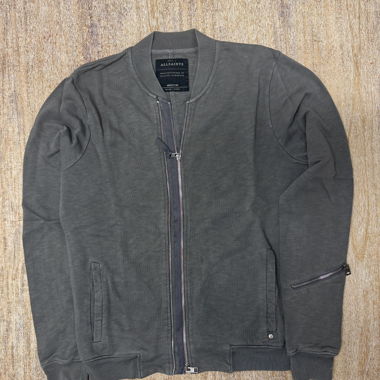 AllSaints Grey Sweat Jacket M