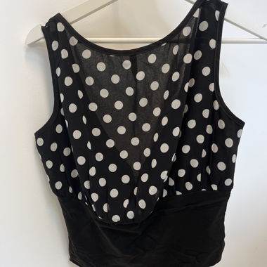 Off-Shoulder Polka Dot Top