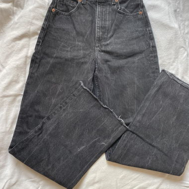 Jeans noir taille hautr