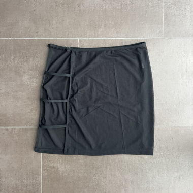 Schwarzer Mesh-Rock